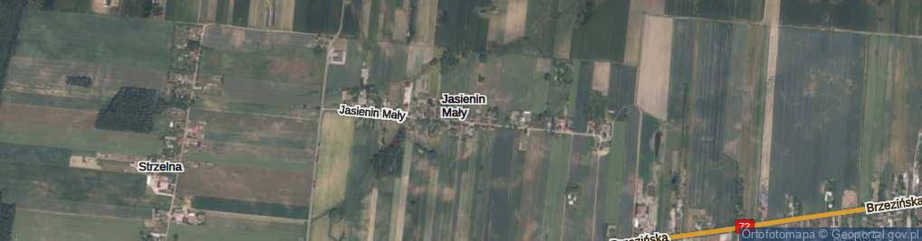 Zdjęcie satelitarne Jasienin Mały ul.